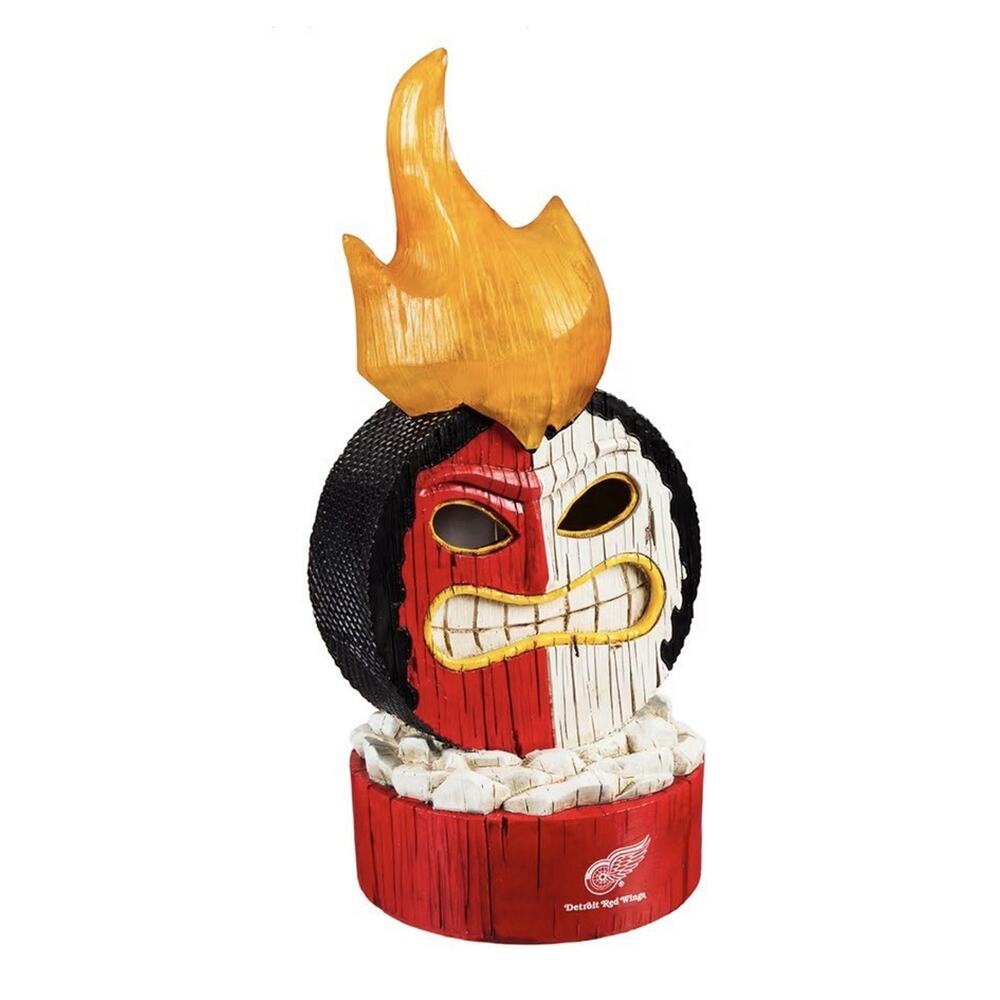 Team‎ Sports America Detroit Red Wings Lit LED Team Tiki Totem Outdoor
